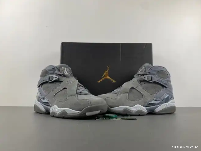 Rep 8 Grey Cool Retro Jordan 305381-014 0426